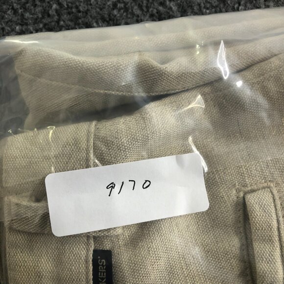 Dockers Pants Mens 40x30 Khaki Vintage No Wrinkle Linen Blend Pleated High Waist - Picture 14 of 14